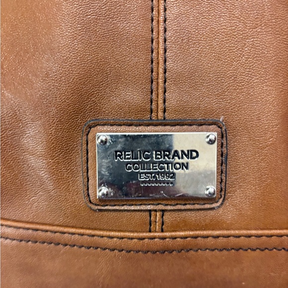 Relic Brand Collection Brown Leather Purse Handbag Shoulder bag Great condition - Picture 3 of 16